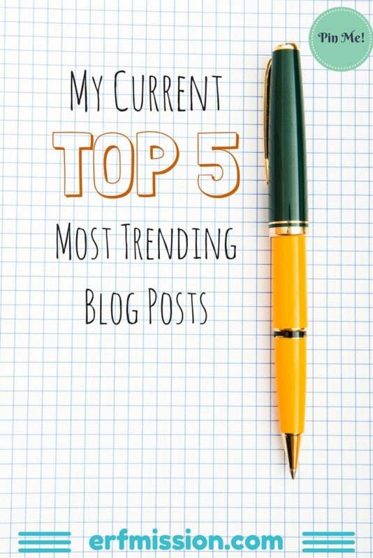 top 5 most trending blog posts