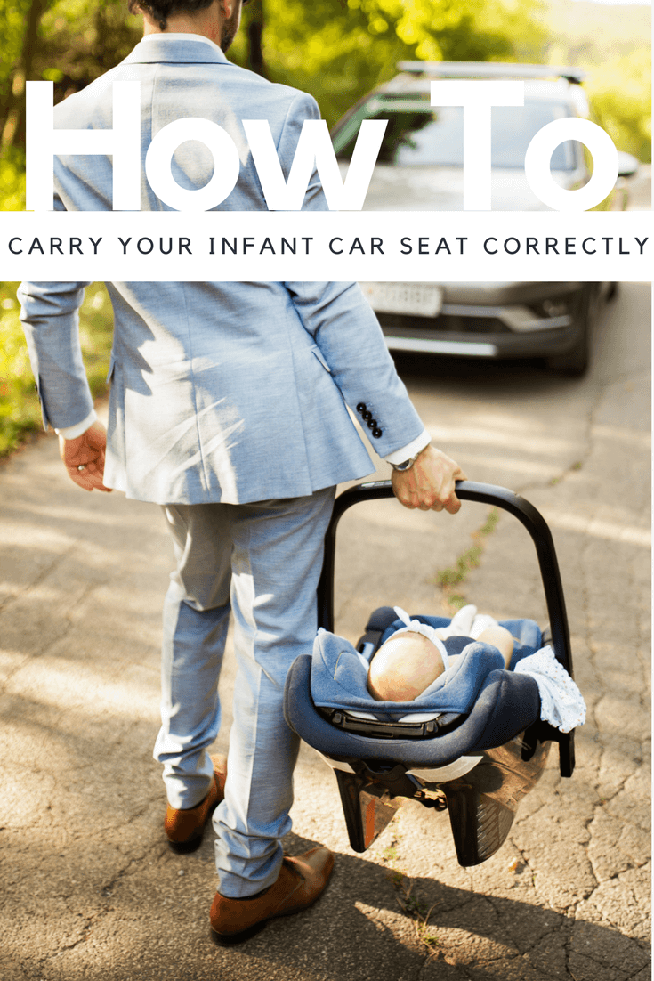how to carry the infant seat